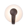 OUTDOOR WALL LIGHT LED 5W DARK BROWN - SANDY WHITE