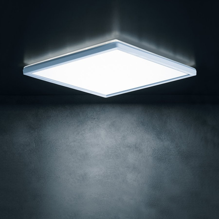 AZPO lampa sufitowa LED 225x225mm, 12,3W, 3000/4000/6000K, IP54, biały