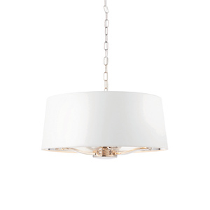 Harvey 1 Pendant Light Bright Nickel