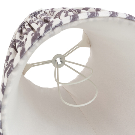Ripple Shade Pearl Grey 122x85x160mm