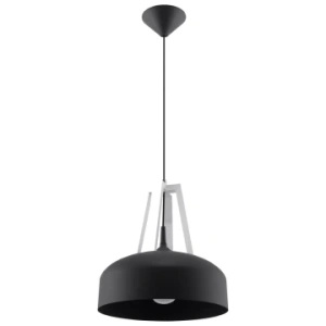 Lampa wisząca CASCO czarna/biała