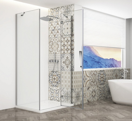 TRINITY CHROME kabina prysznicowa 900x1000mm, szkło czyste, prawe