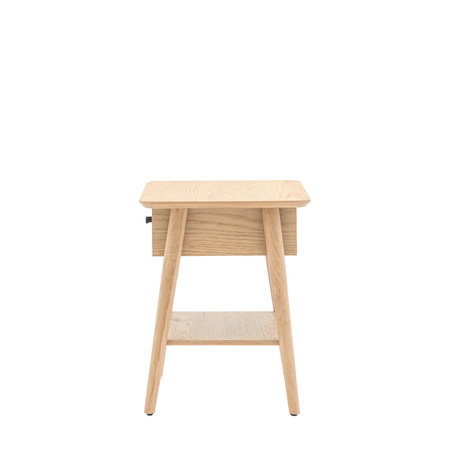 Hatfield 1 Drawer Bedside Natural 450x400x500mm