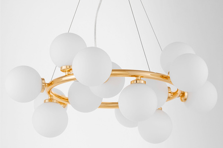 NOWOCZESNA LAMPA WISZĄCA ZŁOTA MARSIADA W15