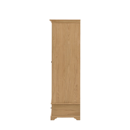 Szafa Malvern – szuflady: 1, naturalna, 98 × 58 × 187,5 cm