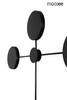 MOOSEE lampa ścienna SHADOW 4 czarna