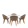 Avena 4 Seater Round Dining Set