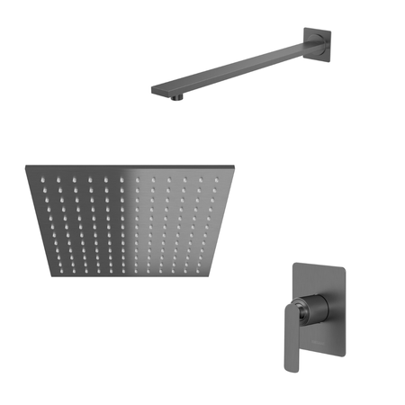 zestaw prysznicowy z deszczownicą 25cm