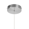 Lampa wisząca CIRCLE 100 cm - LED, ring nikiel szczotkowany