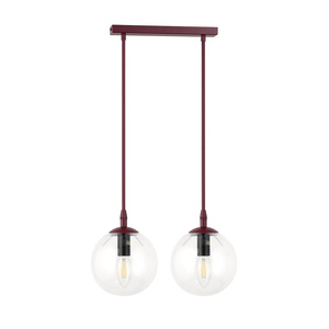COSMO 2 BURGUNDY TRANSPARENT