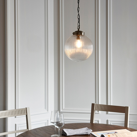 Brydon Pendant Light Clear Glass 400-1000mm