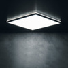AZPO lampa sufitowa LED 225x225mm, 12,3W, 3000/4000/6000K,IP54, czarny mat