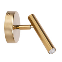 SOPEL kinkiet złoty szczotkowany