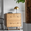 Craft 5 Drawer Chest Natural 950x450x1060mm