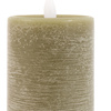 LED 1 Wick Candle Olive 3pk 70x70x150mm