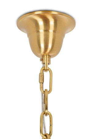 MOOSEE lampa wisząca TIFFANY 135 biała    mosiądz / naturalne pióra