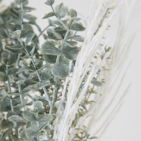 Wild Grass Bouquet Small Green/Cream H460mm