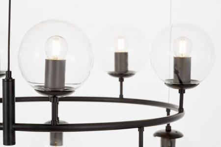 NOWOCZESNA LAMPA WISZĄCA CZARNA CEREDO NEO W10