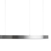 Lampa wisząca CIRCLE 120 cm - LED, ring nikiel szczotkowany