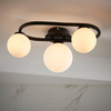 Pulsa Bathroom 3 Ceiling Light Black 175x359x252mm