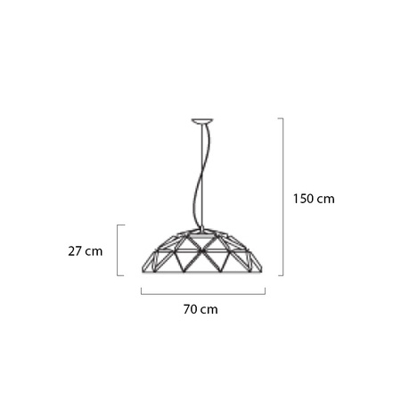 MOOSEE lampa wisząca SPUTNIK