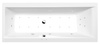 CLEO wanna z hydromasażem, 170x70x48cm, Active Hydro-Air, chrom