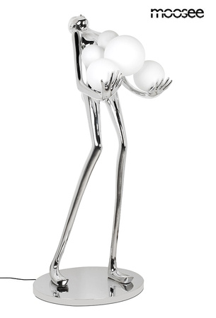 MOOSEE lampa podłogowa HUMAN SILVER       PREMIUM 180