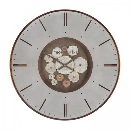 Clocksmith Wall Clock Cog Bronze 21in