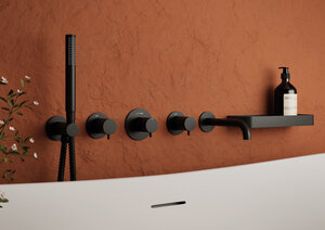 Zen Półka prysznicowa (Matowa czerń )