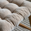 Cotton Velvet Seatpad Natural 430x430mm