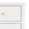Acton 2 Drawer Bedside White 450x400x550mm