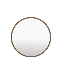Bistro Round Mirror Chocolate 800x23x800mm