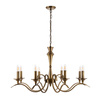 Kora 8 Pendant Light Antique Brass
