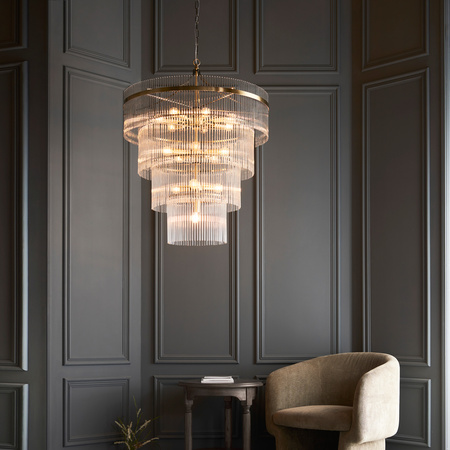 Marietta 16 Pendant Light Antique Brass