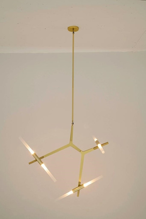 MOOSEE lampa wisząca CANDELABR 6 złota