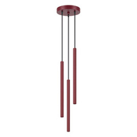 Lampa wisząca ARCHE 3P burgund