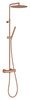 Iris System prysznicowy termostatyczny (Szczotkowana miedź)