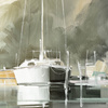 Marina Morning Framed Canvas880x35x1220mm
