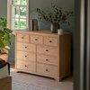 Malvern 9 Drawer Chest 1150x440x930mm