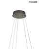 MOOSEE lampa wisząca ANILLO 2 czarny      chrom