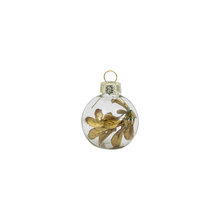 Wysuszona flora Bauble Name Card Holder (zestaw 6 sztuk) D40 mm