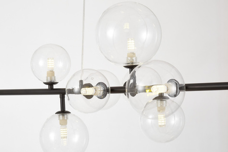 NOWOCZESNA LAMPA WISZĄCA CZARNA MERIDO W9