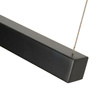 Lampa wisząca BEAM-80 LED - czarna oprawa liniowa