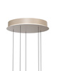 5039-513 Lampa wisząca piątka okrągła QUIBERON kaszmirowa - piaskowa