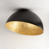 SFERA 70 plafon czarny/złoty