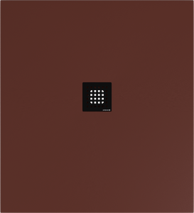 FLEXIA brodzik kompozytowy z możliwością docinania 110x100cm, brązowy mat