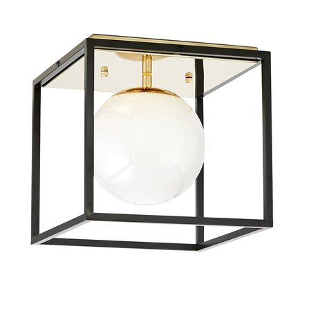NOWOCZESNA LAMPA SUFITOWA ZŁOTY PLAFON MALDINI W1