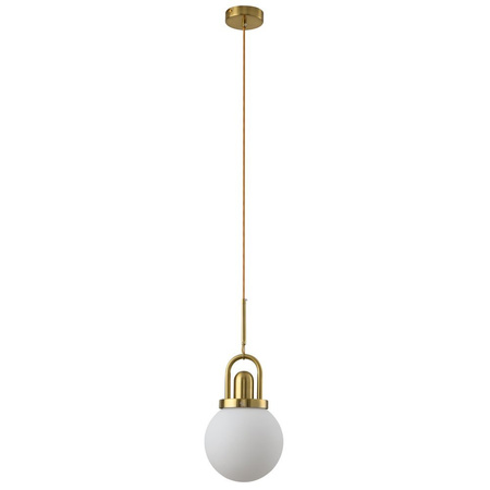 Lampa wisząca PEARL złota 20 cm - klasyczna lampa sufitowa  do salonu