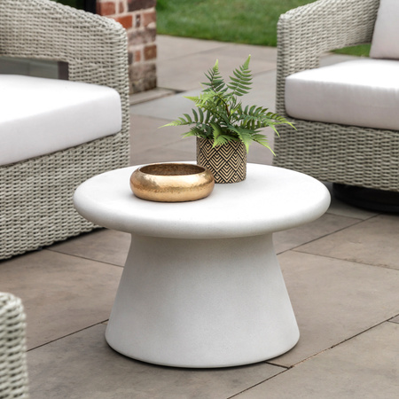 Pavia Coffee Table Concrete 650x650x400mm