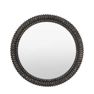 Pimlico Round Mirror Black Wash 900mm